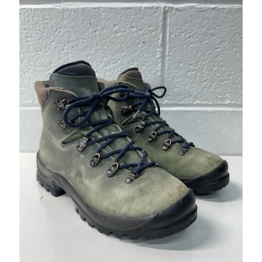 Scarpa Wmns Leather Hiking Boot Italy EU 40.5 US 8.5 Model #66005 BX Vibram Sole